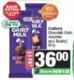 Spar Cadbury Dairy Milk Chocolate Slabs Assorted offer