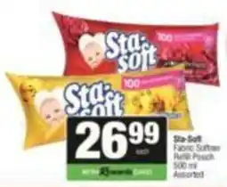 Spar Sta-Soft Fabric Softener Refill Pouch Assorted offer