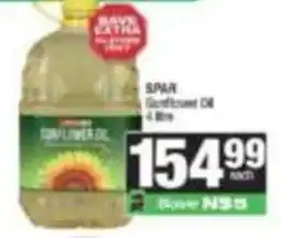 Spar SPAR Sunflower Oil offer