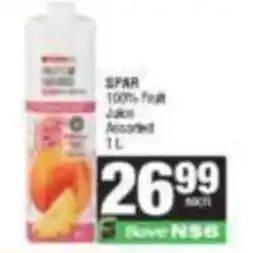 Spar SPAR 100% Fruit Juice Assorted offer