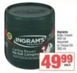 Spar Ingram's Caring Repair Herbal Campho offer