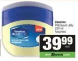 Spar Vaseline Petroleum Jelly Assorted offer