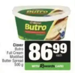 KwikSpar Clover Butro Full Cream Modified Butter Spread offer