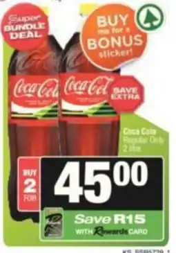 KwikSpar Coca Cola Regular offer