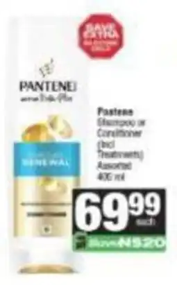 Spar Pantene Shampoo or Conditioner Assorted offer