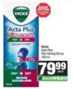 Spar Vicks Acta Plus Xtra Strong Syrup offer