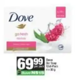 Spar Dove Bar Soap Multi-Pack offer