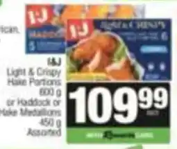 KwikSpar I&J Light & Crispy Hake Portions Assorted offer