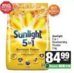 Spar Sunlight 5 in 1 Handwash Powder offer