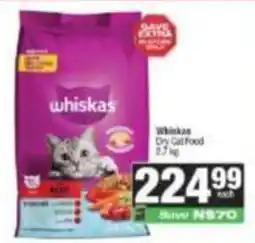 Spar Whiskas Dry Cat Food offer