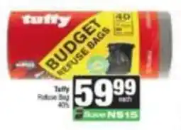 Spar Tuffy Refuse Bag 40L offer