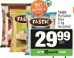 KwikSpar Tastic Parboiled Rice Assorted offer