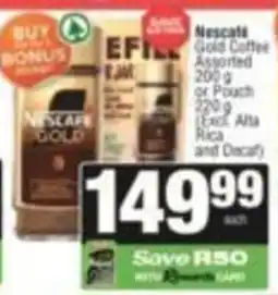 KwikSpar Nescafe Gold Coffee Assorted offer