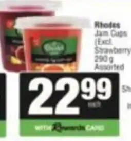 KwikSpar Rhodes Jam Caps Assorted offer