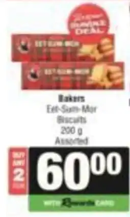 KwikSpar Bakers Eet-Sun-Mar Biscuits Assorted offer