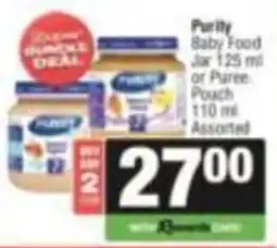 KwikSpar Purity Baby Food Assorted offer