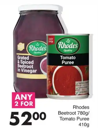 Save Rhodes Beetroot/ Tomato Puree offer