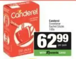 SuperSpar Canderel Sweetener Sachet Sticks offer