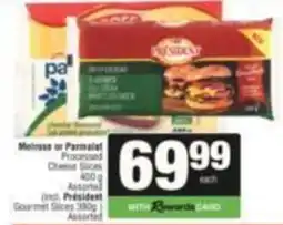 SuperSpar Melrose or Parmalat Processed Cheese Slices Assorted offer