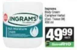SuperSpar Ingram's Rich Moisture Cream offer