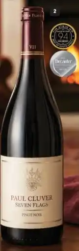 Makro’s liquor Paul Cluver Seven Flags Pinot Noir offer