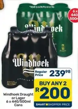 Pick n Pay Hypermarket Windhoek Draught or Lager offer