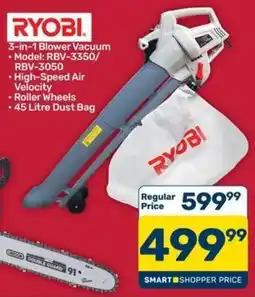 Pick n Pay Hypermarket RYOBI 3-in-1 Blower Vacuum offer