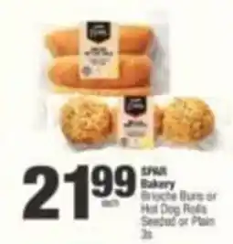 SuperSpar SPAR Bakery Brioche Buns or Hot Dog Rolls offer