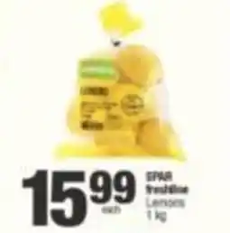SuperSpar SPAR freshline Lemons offer