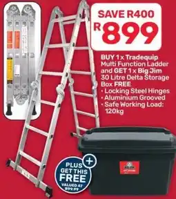 Pick n Pay Hypermarket Tradequip Multi Function Ladder offer
