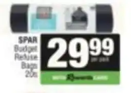 Spar SPAR Budget Refuse Bags offer