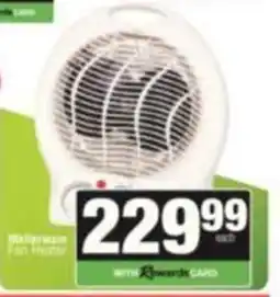 Spar Mallarmate Fan Heater offer