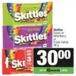 SuperSpar Skittles offer