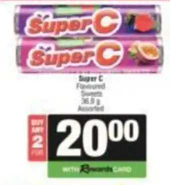 SuperSpar Super C Flavoured Sweets Assorted offer