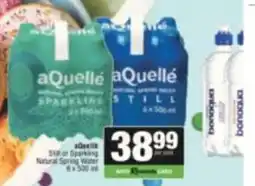 SuperSpar aQuelle Natural Spring Water offer