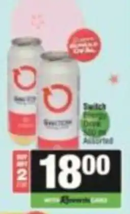 SuperSpar Switch Energy Drink Assorted offer