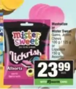 SuperSpar Mister Sweet Lickrish Allsorts offer