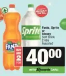 SuperSpar Fanta, Sprite or Stoney Soft Drink Assorted offer
