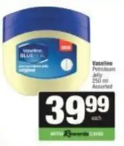 SuperSpar Vaseline Petroleum Jelly Assorted offer