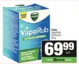 SuperSpar Vicks VapoRub offer