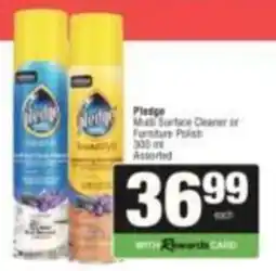 SuperSpar Pledge Multi Surface Cleaner or Furniture Polish Assorted offer