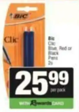 SuperSpar Bic Clic Pens offer