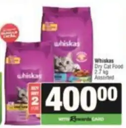 SuperSpar Whiskas Dry Cat Food Assorted offer
