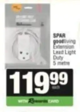 SuperSpar SPAR goodliving Extension Lead Light Duty offer