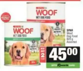 SuperSpar WOOF Wet Dog Food Assorted offer