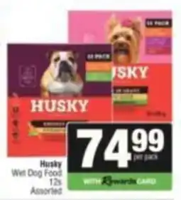 SuperSpar Husky Wet Dog Food Assorted offer