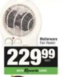 SuperSpar Mellerware Fan Heater offer