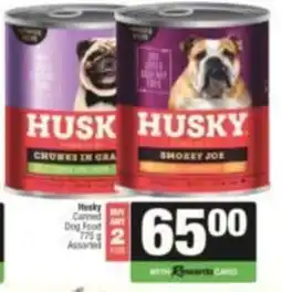 SuperSpar Husky Canned Dog Food Assorted offer