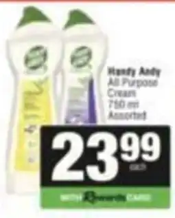 SuperSpar Handy Andy All Purpose Cream Assorted offer