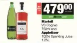 SuperSpar Martell VS Cognac and Appletiser offer
